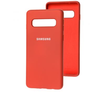 Чохол для Samsung Galaxy S10 (G973) Silicone Full теракотовий