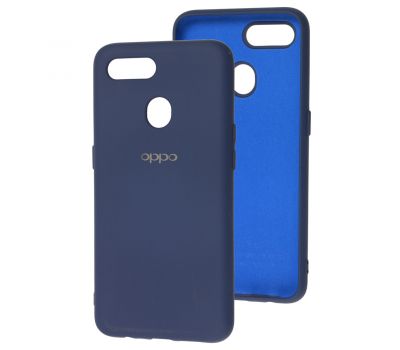 Чохол для Oppo A5s / A12 Silicone Full темно-синій / midn blue