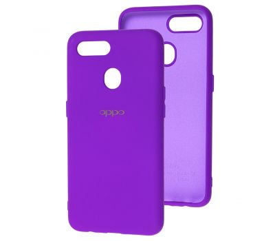 Чохол для Oppo A5s / A12 Silicone Full фіолетовий / purple