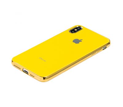 Чохол для iPhone Xs Max Silicone жовтий 2704222