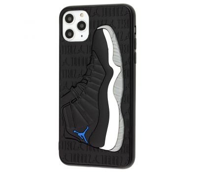 Чохол для iPhone 11 Pro Max Sneakers Brand jordan чорний/сірий