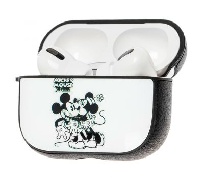 Чохол для AirPods Pro Young Style Mickey and Minnie Mouse білий