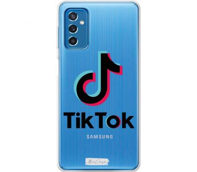 Чохол для Samsung Galaxy M52 (M526) MixCase TikTok велике лого