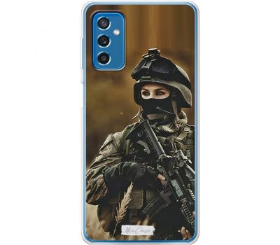 Чохол для Samsung Galaxy M52 (M526) MixCase військова дівчина