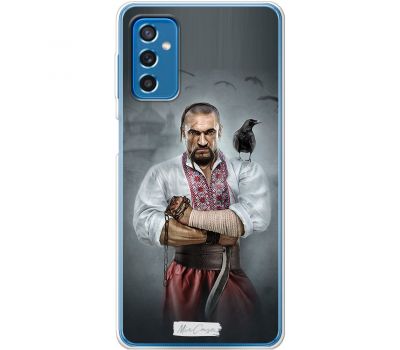 Чохол для Samsung Galaxy M52 (M526) MixCase військові козак з вороном