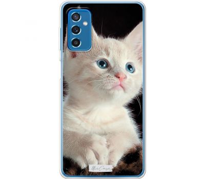 Чохол для Samsung Galaxy M52 (M526) MixCase тварини біле кошеня