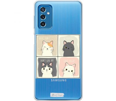 Чохол для Samsung Galaxy M52 (M526) MixCase тварини грайливі кошенята