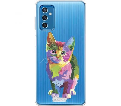 Чохол для Samsung Galaxy M52 (M526) MixCase тварини кольорове кошеня