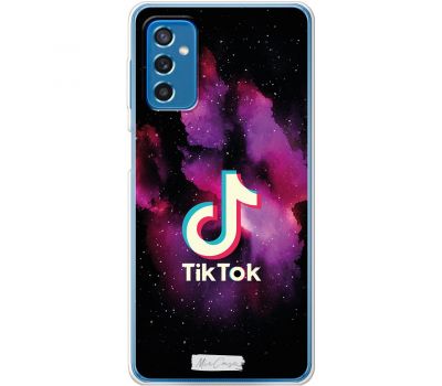 Чохол для Samsung Galaxy M52 (M526) MixCase TikTok логотип кольоровий дим