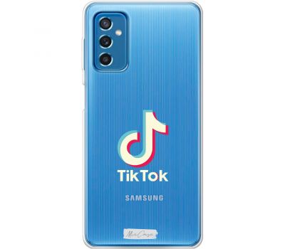 Чохол для Samsung Galaxy M52 (M526) MixCase TikTok лого веселка