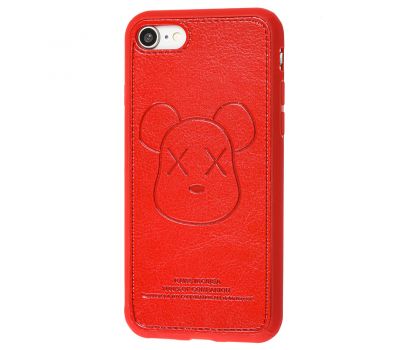 Чохол для iPhone 7 / 8 Kaws leather червоний
