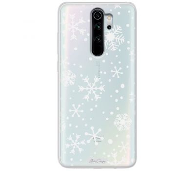 Чохол для Xiaomi Redmi Note 8 Pro MixCase новий рік сніжинки