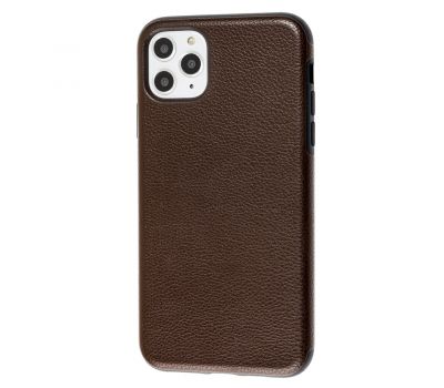 Чохол для iPhone 11 Pro Max Grainy Leather коричневий