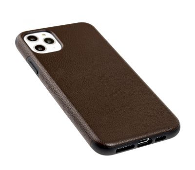 Чохол для iPhone 11 Pro Max Grainy Leather коричневий 2707199