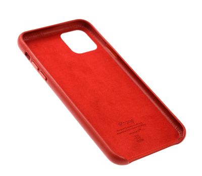 Чохол для iPhone 11 Pro Max Leather case (Leather) червоний 2708939