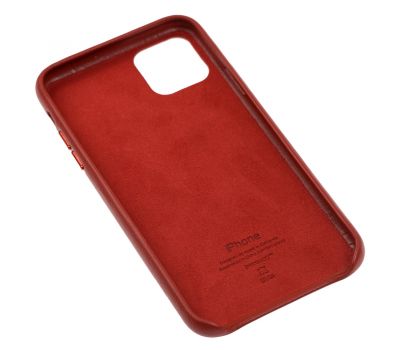 Чохол для iPhone 11 Pro Max Leather case (Leather) червоний 2708941