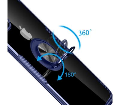 Чохол для iPhone 11 Pro Max Deen CrystalRing із кільцем чорний 2710749