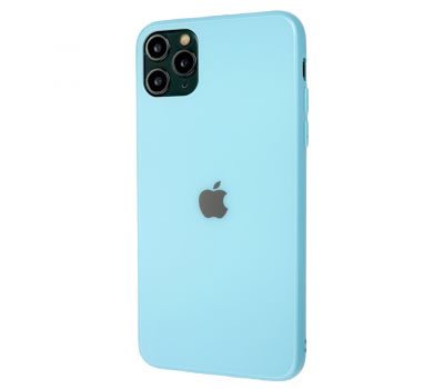 Чохол для iPhone 11 Pro Max New glass синій
