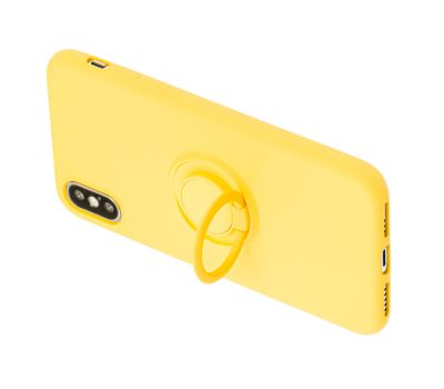 Чохол для iPhone X / Xs ColorRing жовтий 2710873