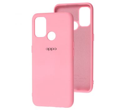 Чохол для Oppo A53 / A32 / A33 Silicone Full рожевий / pink