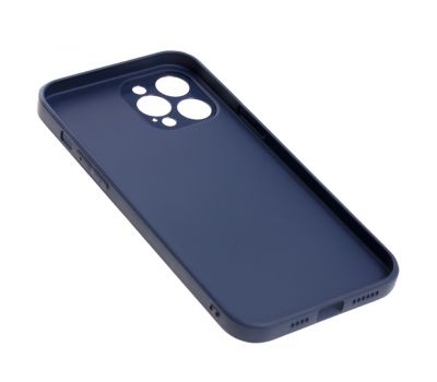 Чохол для iPhone 12 Pro Max Matt glass синій 2713318