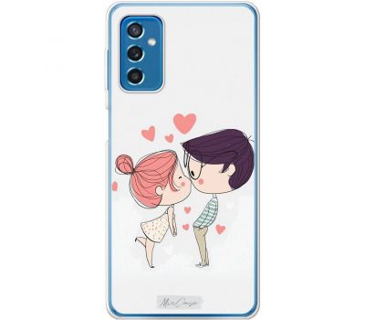 Чохол для Samsung Galaxy M52 (M526) Mixcase для закоханих поцілунок