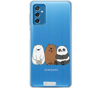Чохол для Samsung Galaxy M52 (M526) MixCase мультики три ведмедика