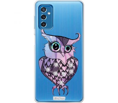 Чохол для Samsung Galaxy M52 (M526) MixCase зі стразами сова