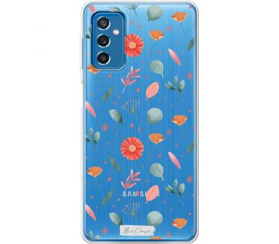 Чохол для Samsung Galaxy M52 (M526) MixCase квіти різні