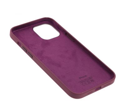 Чохол для iPhone 12 Pro Max Full Silicone case plum 2718643