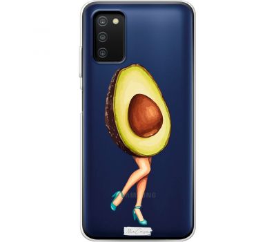 Чохол для Samsung Galaxy A03s (A307) MixCase авокадо з ніжками