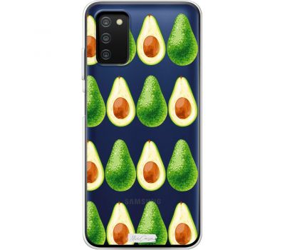 Чохол для Samsung Galaxy A03s (A307) MixCase авокадо авокадо в розрізі