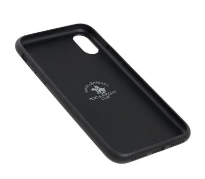 Чохол для iPhone X / Xs Polo Maverick (Leather) чорний 2718525