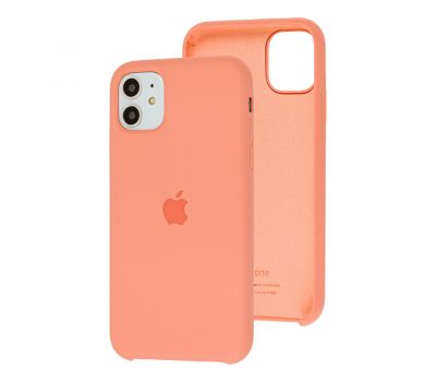 Чохол Silicone для iPhone 11 case flamingo