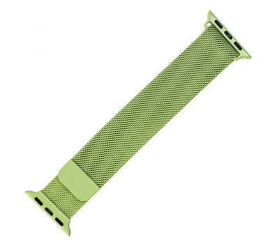 Ремінець для Apple Watch Milanese Loop 42mm / 44mm світло-зелений