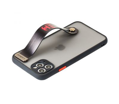Чохол для iPhone 11 Pro Max WristBand fake чорний 2719343
