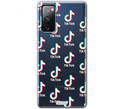 Чохол для Samsung Galaxy S20 FE (G780) TikTok логотип багато