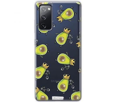 Чохол для Samsung Galaxy S20 FE (G780) Mixcase авокадо з короною та ключем