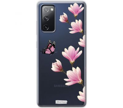 Чохол для Samsung Galaxy S20 FE (G780) Mixcase метелики квіти