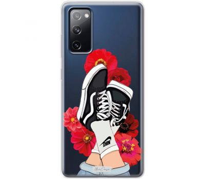 Чохол для Samsung Galaxy S20 FE (G780) MixCase дівчина квіти кеди