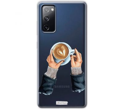 Чохол для Samsung Galaxy S20 FE (G780) MixCase дівчина з кавою серця