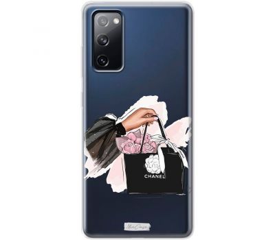 Чохол для Samsung Galaxy S20 FE (G780) MixCase дівчина з пакетом з квітами