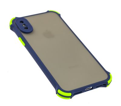 Чохол для iPhone X / Xs LikGus Totu corner protection синій 2720692