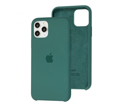 Чохол Silicone для iPhone 11 Pro Premium case pine green
