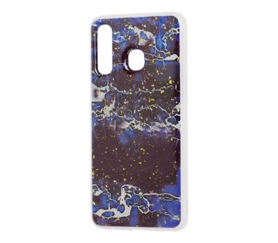 Чохол для Samsung Galaxy A20/A30 Art confetti "мармур синій"