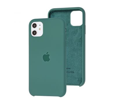 Чохол Silicone для iPhone 11 Premium case pine green
