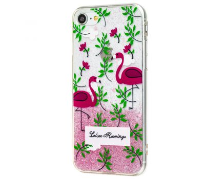 Чохол Chic Kawair для iPhone 7/8 рожеві два фламінго