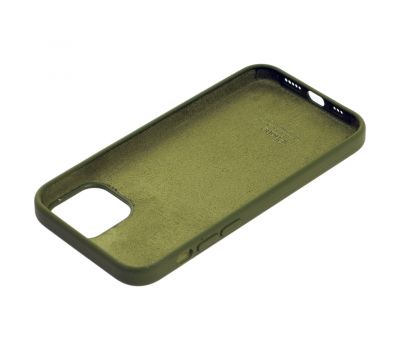 Чохол для iPhone 12 mini Silicone Full army green 2727150