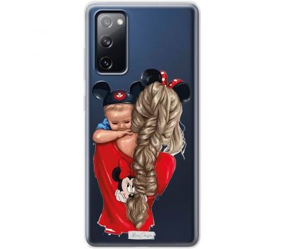 Чохол для Samsung Galaxy S20 FE (G780) MixCase дівчина з дитиною в червоному