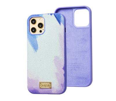Чохол для iPhone 12 / 12 Pro Gif Wave style фіолетовий